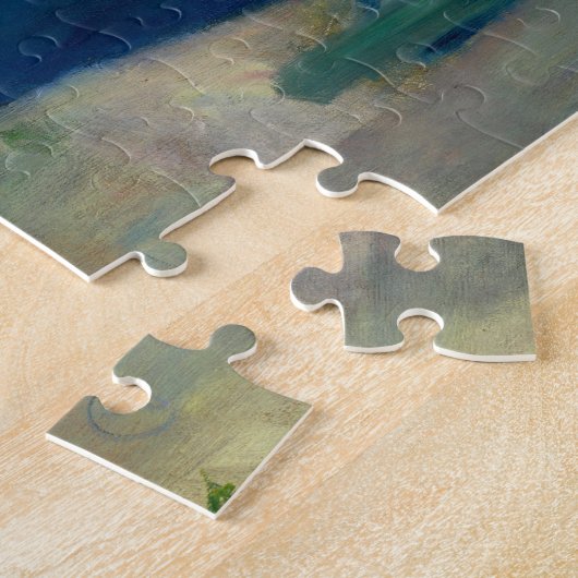 Dansen op Bougival door Pierre-Auguste Renoir Legpuzzel (Zijkant)