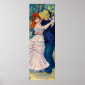Dansen op Bougival door Pierre-Auguste Renoir Poster (Voorkant)