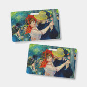 Dansen op Bougival Pierre Renoir Badge (Voor- en achterkant)
