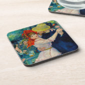 Dansen op Bougival Pierre Renoir Bier Onderzetter (Linkerzijde)