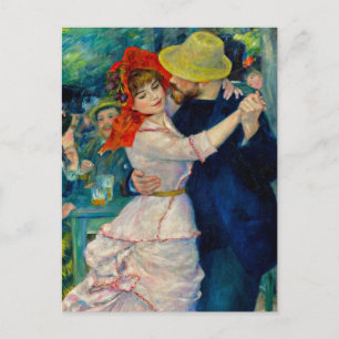Dansen op Bougival Pierre Renoir Briefkaart