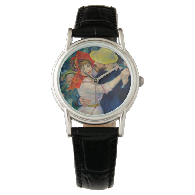 Dansen op Bougival Pierre Renoir Horloge (Voorkant)