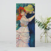 Dansen op Bougival Pierre Renoir Kaart (Staand voorkant)