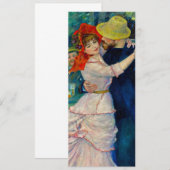 Dansen op Bougival Pierre Renoir Kaart (Voorkant / Achterkant)
