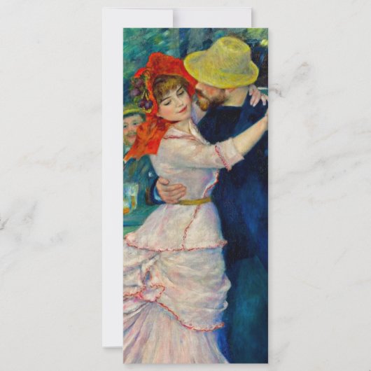 Dansen op Bougival Pierre Renoir Kaart (Voorkant)