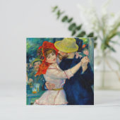 Dansen op Bougival Pierre Renoir Kaart (Staand voorkant)