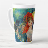 Dansen op Bougival Pierre Renoir Latte Mok (Linkerhoek)