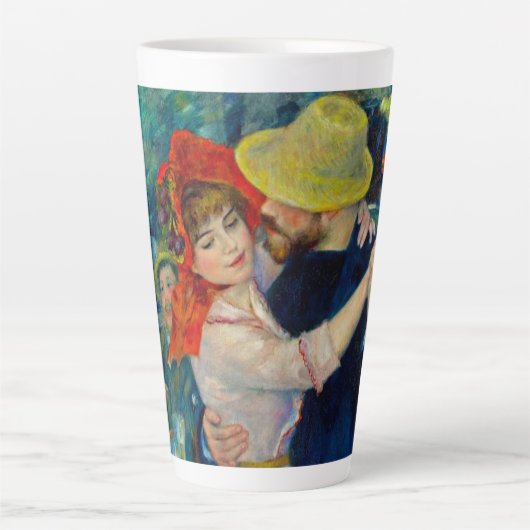 Dansen op Bougival Pierre Renoir Latte Mok (Voorkant)