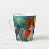 Dansen op Bougival Pierre Renoir Latte Mok (Linkerhoek)