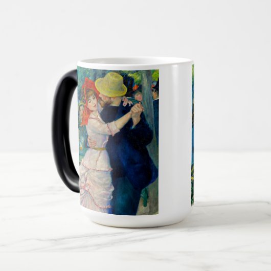 Dansen op Bougival Pierre Renoir Magische Mok (Voorkant links)