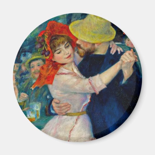 Dansen op Bougival Pierre Renoir Magneet (Voorkant)