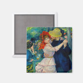 Dansen op Bougival Pierre Renoir Magneet (Voorkant / Achterkant)