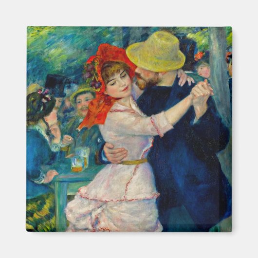 Dansen op Bougival Pierre Renoir Magneet (Voorkant)
