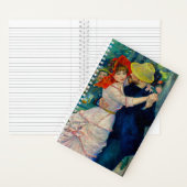 Dansen op Bougival Pierre Renoir Notitieboek (Binnen)