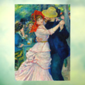 Dansen op Bougival Pierre Renoir Raamsticker (Vel 3)