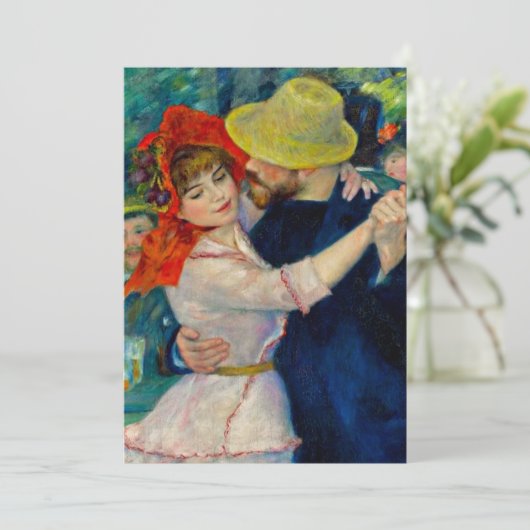 Dansen op Bougival Pierre Renoir Save The Date (Staand voorkant)