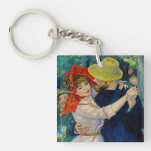 Dansen op Bougival Pierre Renoir Sleutelhanger