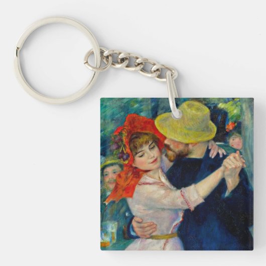Dansen op Bougival Pierre Renoir Sleutelhanger (Voorkant)