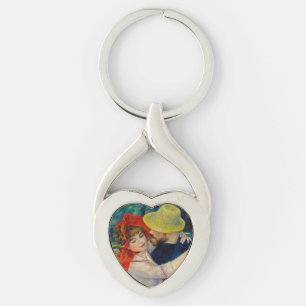 Dansen op Bougival Pierre Renoir Sleutelhanger
