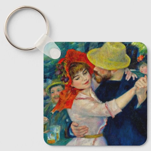 Dansen op Bougival Pierre Renoir Sleutelhanger (Voorkant)
