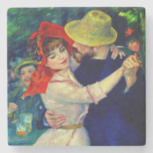 Dansen op Bougival Pierre Renoir Stenen Onderzetter