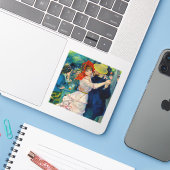 Dansen op Bougival Pierre Renoir Sticker (Laptop met iPhone)