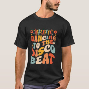 Dansen op de disco verslaan 70u2019s dansen t-shirt