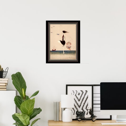 "Dansen op de kust" ca. 1916 Poster (Thuiskantoor)