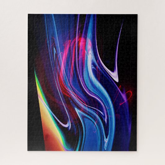 "Dansen op de rand van kleur" Legpuzzel (Verticaal)