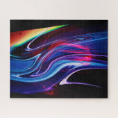 "Dansen op de rand van kleur" Legpuzzel (Horizontaal)