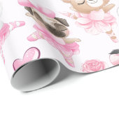 Dansen op dieren cadeaupapier (Rol Hoek)