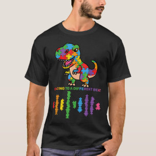 Dansen op een ander Kinder autisme-spectrum D T-shirt