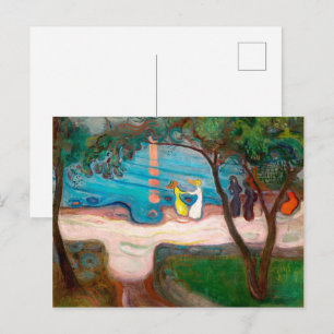Dansen op een kust Edvard Munch Briefkaart