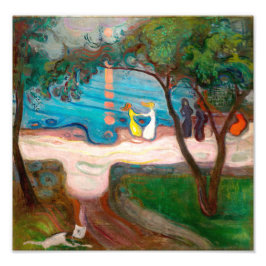 Dansen op een kust | Edvard Munch | Foto Afdruk