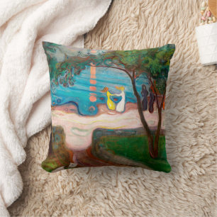 Dansen op een kust Edvard Munch Kussen