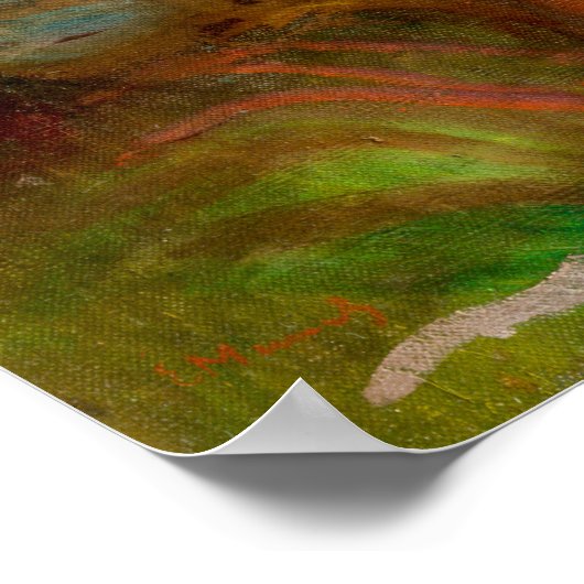 Dansen op een Shore | Edvard Munch | Poster (Hoek)