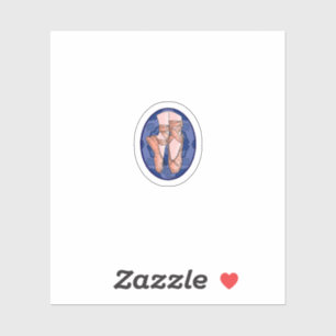 Dansen op Freedom Vinyl Sticker