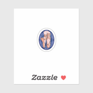 Dansen op Freedom Vinyl Sticker