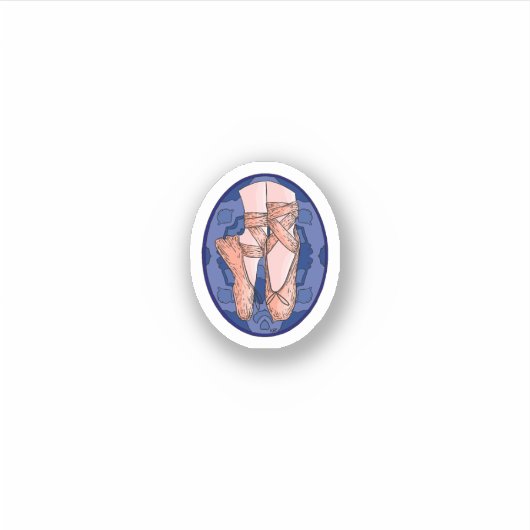 Dansen op Freedom Vinyl Sticker (Voorkant)