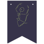 Dansen op Halloween Skeletten Vlaggetjes (Derde vlag)