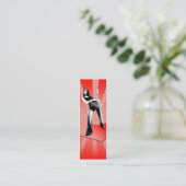 Dansen op hart - Skinny Card Mini Visitekaartje (Staand voorkant)