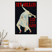 Dansen op Jazz 2016 Orleans Poster (Keuken)