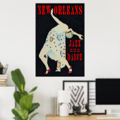 Dansen op Jazz 2016 Orleans Poster (Thuiskantoor)