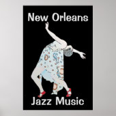 Dansen op Jazz 2018 New Orleans Poster (Voorkant)