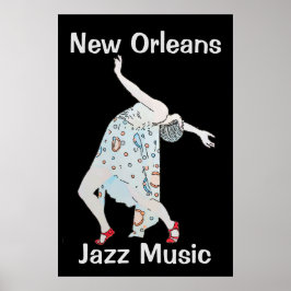 Dansen op Jazz 2018 New Orleans Poster