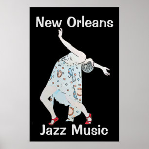 Dansen op Jazz 2018 New Orleans Poster
