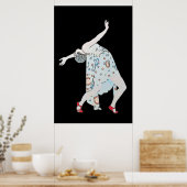 Dansen op Jazz 2018 New Orleans Poster (Keuken)