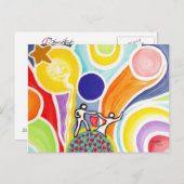 Dansen op Moonbeams Briefkaart (Voorkant / Achterkant)