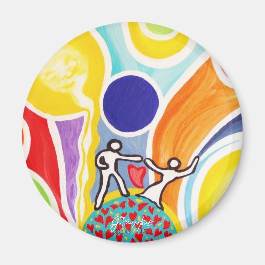 Dansen op Moonbeams Magneet (Voorkant)