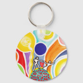 Dansen op Moonbeams Sleutelhanger (Voorkant)